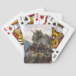 登山道を守るライフル人（カール・レッシング） トランプ