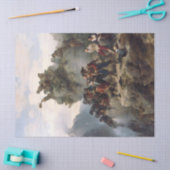 登山道を守るライフル人（カール・レッシング） 薄葉紙 (クラフト)