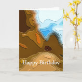 登山道 カード (黄色い花)