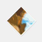 登山道 スタンダードカクテルナプキン (角)