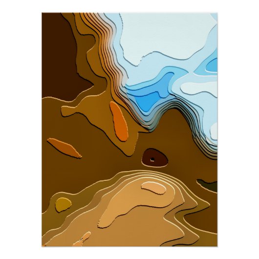 登山道 ポスター (正面)