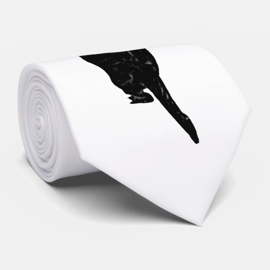 登山黒猫 ネクタイ (ロール)