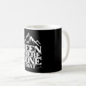 登山 – そこでそれをやった コーヒーマグカップ (正面右)