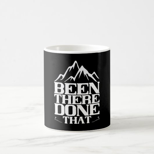登山 – そこでそれをやった コーヒーマグカップ (中央)