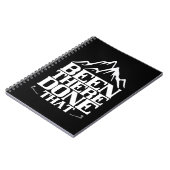 登山 – そこでそれをやった ノートブック (左側)
