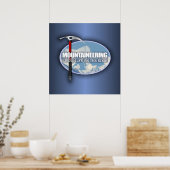 登山（アイスアックス） ポスター (キッチン)