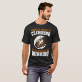 登山 - ウィークエンド予報 登山 Tシャツ (正面フル)