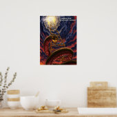 登山・ザ・ドラゴンのラダーポスター ポスター (キッチン)