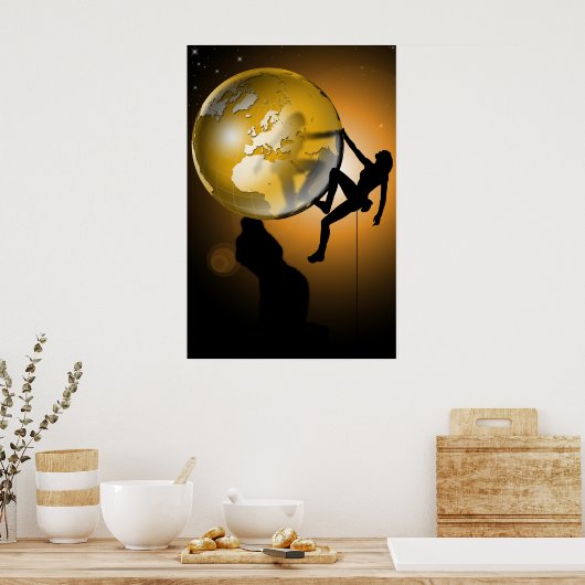 登山 ポスター (キッチン)