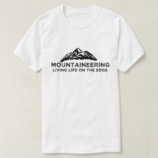 登山/岩登り Tシャツ (デザイン正面)