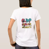 登山、征服、女祝性 Tシャツ (裏面)