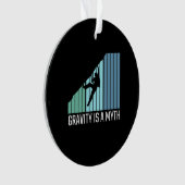 登山 – 重力は神話 オーナメント (正面)