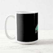 登山 – 重力は神話 コーヒーマグカップ (左)