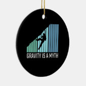 登山 – 重力は神話 セラミックオーナメント (右)