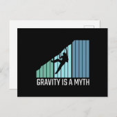 登山 – 重力は神話 ポストカード (正面/裏面)