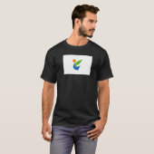 登米日本国旗 Tシャツ (正面フル)