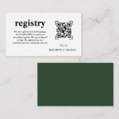 登結婚録簿 | QRコードスキャン エンクロージャーカード (正面/裏面)