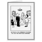 登記結婚事務所における民事執行の儀式 (正面)