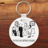 登記結婚事務所における民事執行の儀式 キーホルダー (正面)