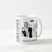 登記結婚事務所における民事執行の儀式 コーヒーマグカップ (正面右)