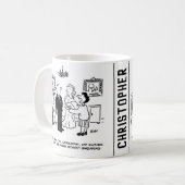 登記結婚事務所における民事執行の儀式 コーヒーマグカップ (正面左)