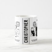 登記結婚事務所における民事執行の儀式 コーヒーマグカップ (中央)