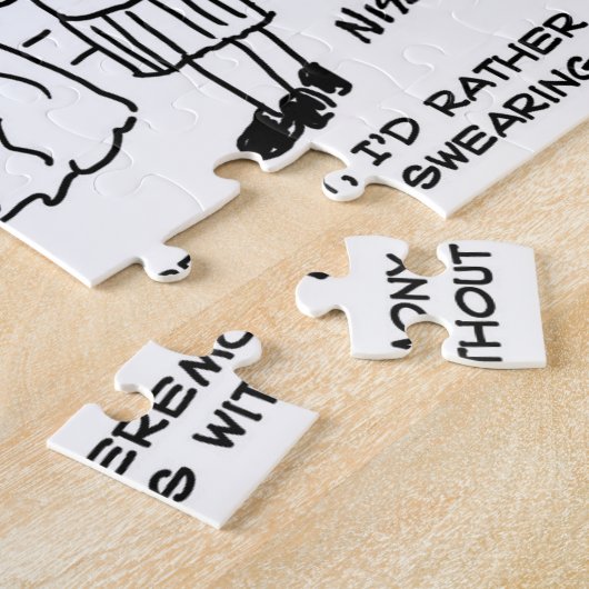 登記結婚事務所における民事執行の儀式 ジグソーパズル (側面)