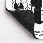 登記結婚事務所における民事執行の儀式 マウスパッド (コーナー)