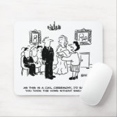 登記結婚事務所における民事執行の儀式 マウスパッド (マウス)