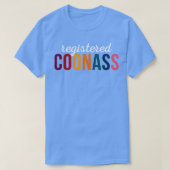 登録されたコンスケージャンおもしろいエスニック・スラー Tシャツ (デザイン正面)