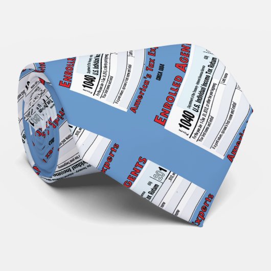 登録された代理店タイアメリカの税の専門家 ネクタイ (ロール)