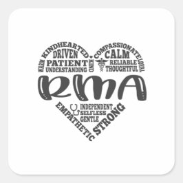 登録された医療アシスタント、rma スクエアシール