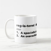 登録されていた栄養士のマグ コーヒーマグカップ (左)