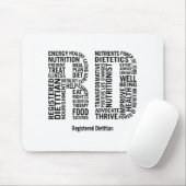 登録されていた栄養士RDのマウスパッドを個人化して下さい マウスパッド (マウス)