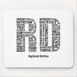 登録されていた栄養士RDのマウスパッドを個人化して下さい マウスパッド