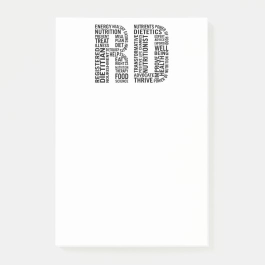 登録されていた栄養士RD ポストイット (正面)