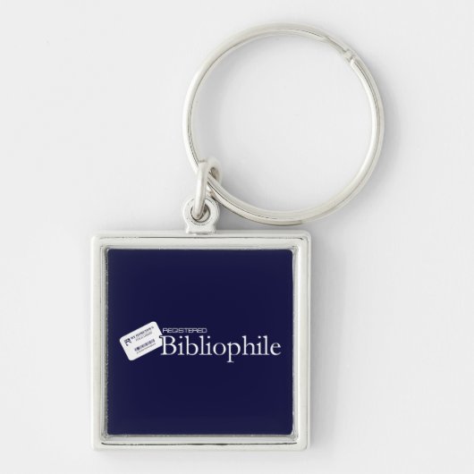 登録されていたBibliophile キーホルダー (正面)