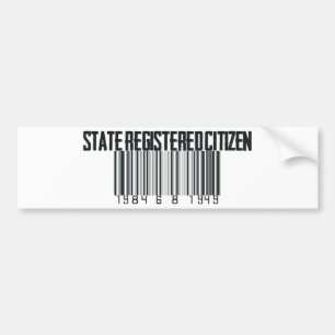 登録されている国家 バンパーステッカー