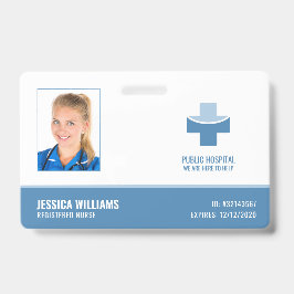 登録エレガントナースRN医療スタッフID バッジ