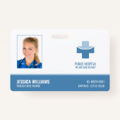 登録エレガントナースRN医療スタッフID バッジ (正面)