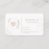 登録エレガント心理士アポイントメントカード 名刺 (正面)