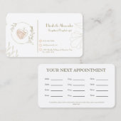 登録エレガント心理士アポイントメントカード 名刺 (正面/裏面)