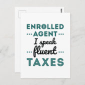 登録エージェントIの話流ちょうな税 ポストカード (正面/裏面)