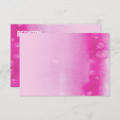 登録カード :: ぼかしウォーターカラー　フューシャピンク エンクロージャーカード (正面/裏面)