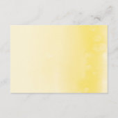 登録カード :: オンブレ ウォーターカラー イエロー エンクロージャーカード (正面)