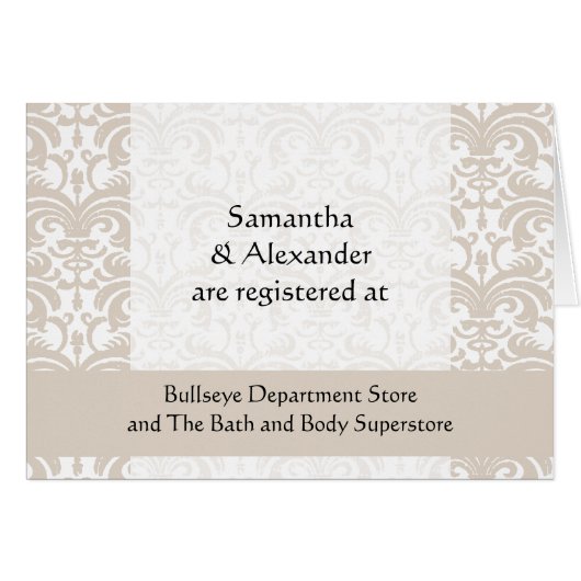 登録カード、利用できる小さい挿入物 (正面横)