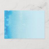 登録カード :: 陰影 水彩 青 エンクロージャーカード (裏面)