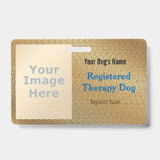 登録セラピー犬バッジ バッジ (正面)