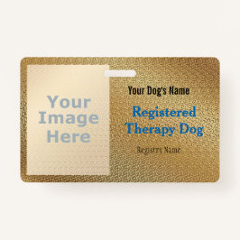 登録セラピー犬バッジ バッジ