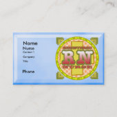 登録ナースカード名前をカスタムする名刺 名刺 (正面)